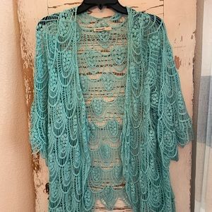 Origami crochet cardigan